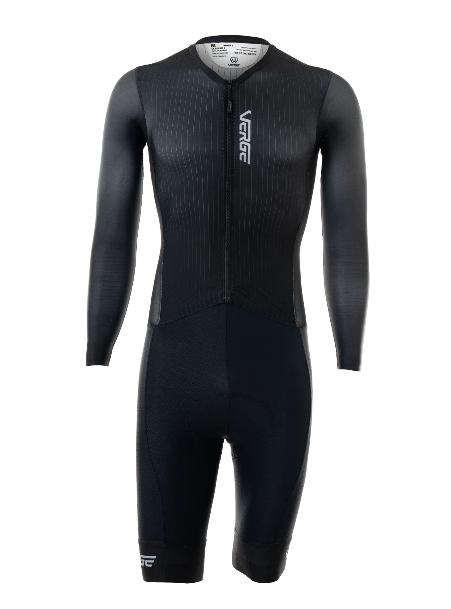 SOLIDS CX LS SPEEDSUIT - WOMEN - BLACK