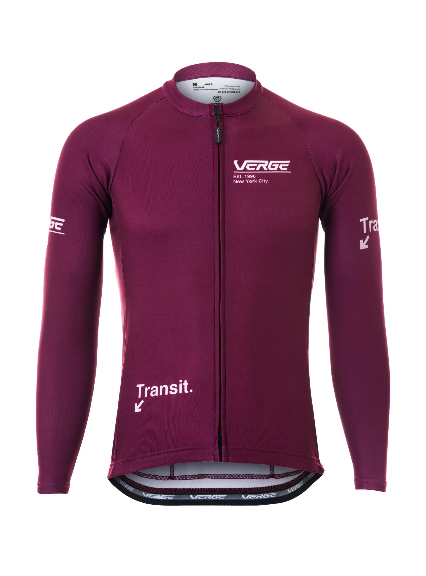 THERMAL LS JERSEY - MEN - WINE TRANSIT